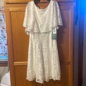 White formal dress